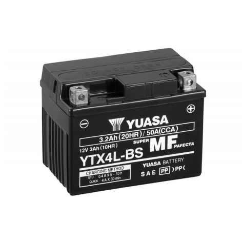 фото Мото YUASA MF YTX4L-BS (CP)