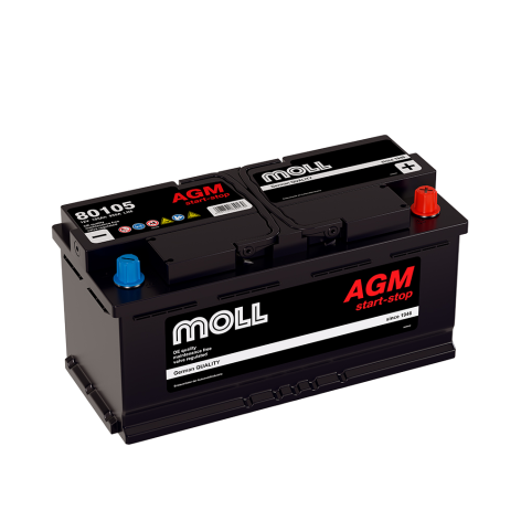 фото Аккумулятор MOLL AGM 105 обр (L6.0, 80105)