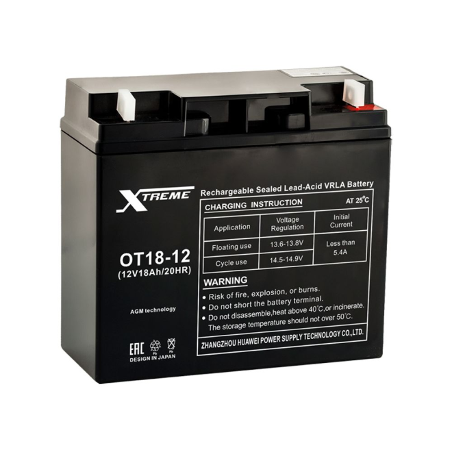 Аккумулятор Xtreme VRLA 12v 18Ah (OT18-12)