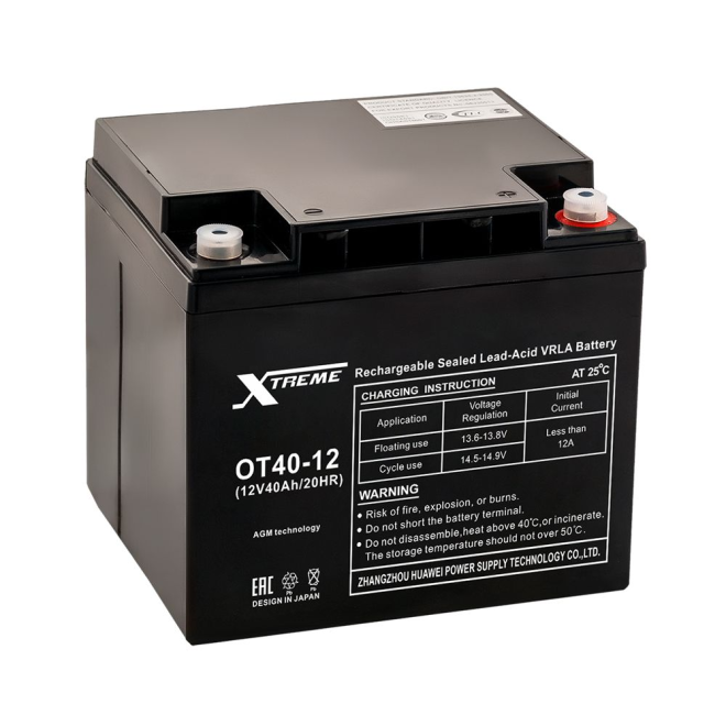 Аккумулятор Xtreme VRLA 12v 40Ah (OT40-12)
