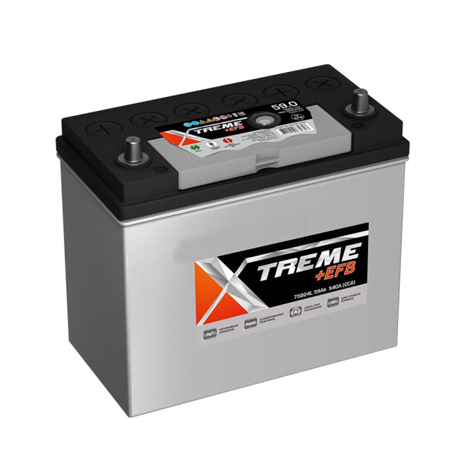 Аккумулятор XTREME +EFB  59 обр (75B24L)