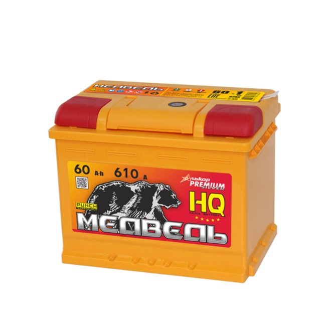 Аккумулятор МЕДВЕДЬ 60 пр (L2.1, VLA)