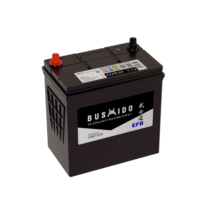 Аккумулятор BUSHIDO EFB  40 обр (60B20L, HO)