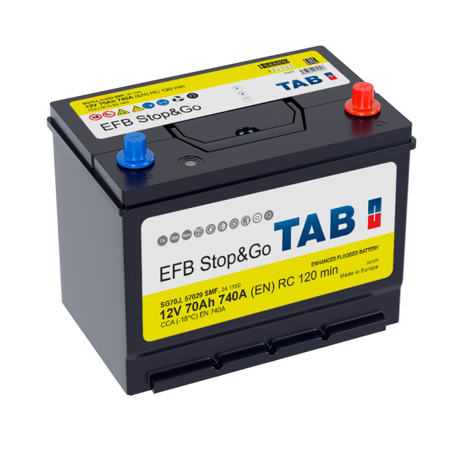 Аккумулятор TAB EFB STOP&GO  70 обр (D26L)