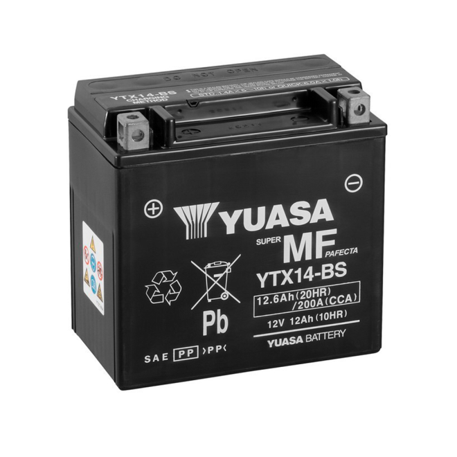 Мото YUASA MF YTX14-BS (CP)