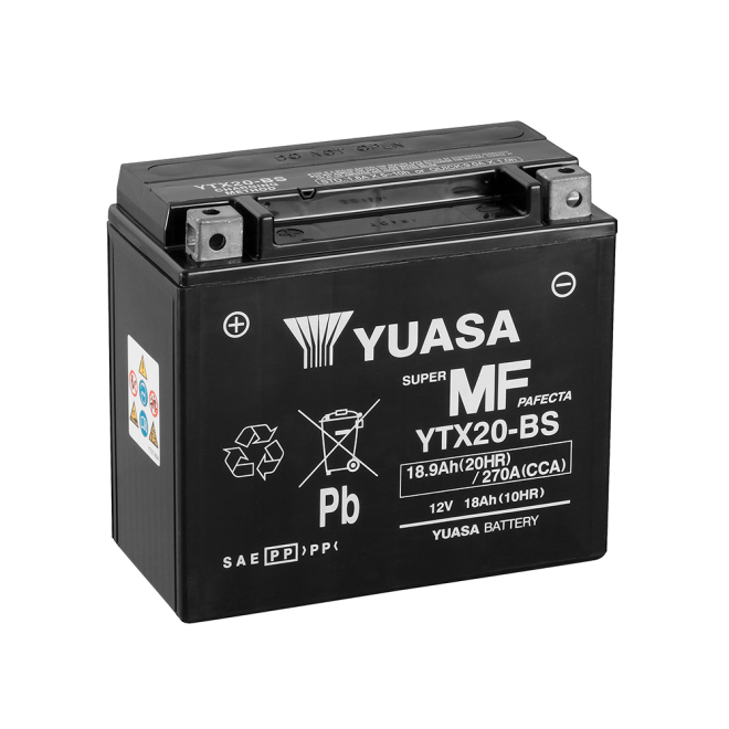 Мото YUASA MF YTX20-BS (CP)