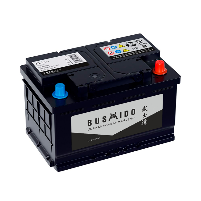 Аккумулятор BUSHIDO SJ 75 обр (LB3.0, низк, CA)