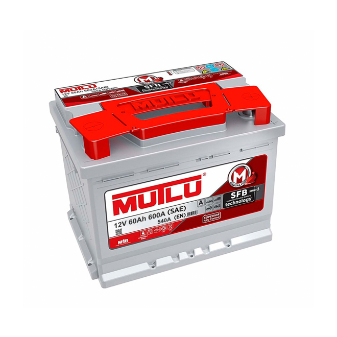 Аккумулятор MUTLU 60 обр (LB2.0, низк, 540А)