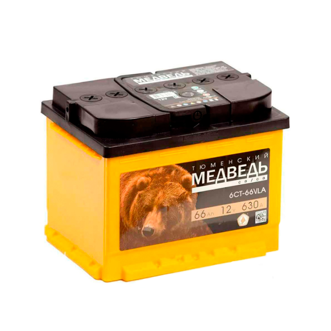 Аккумулятор Тюменский медведь 66 пр (L2.1)