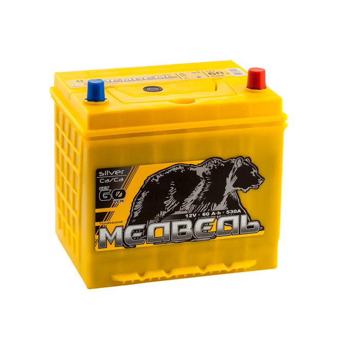 Аккумулятор МЕДВЕДЬ  60 обр (65D23L, VLA)