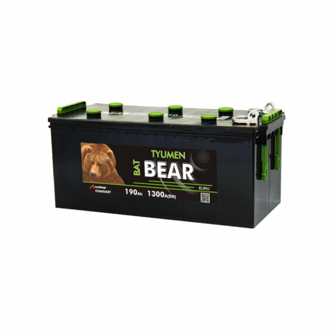 Аккумулятор TYUMEN BatBear   190 пр (ruB.4, болт)