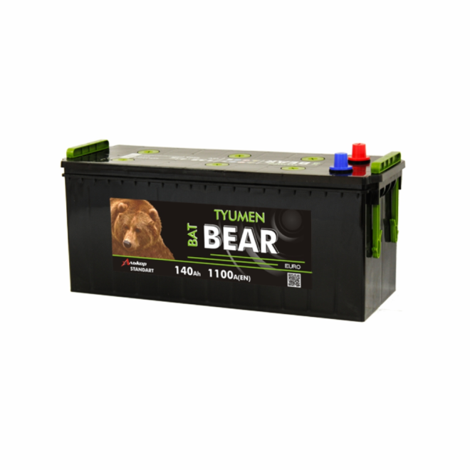 Аккумулятор TYUMEN BatBear   140 пр (A.4, конус)