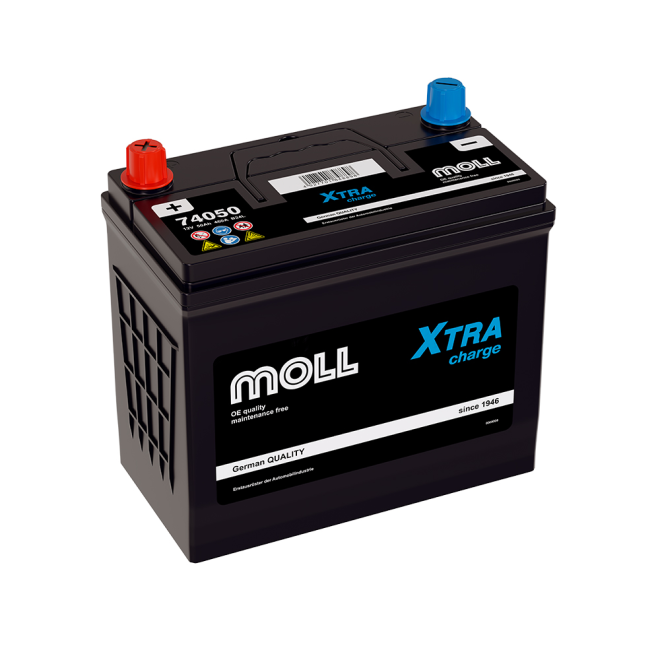 Аккумулятор MOLL XTRA CHARGE  50 обр (B24LS, станд кл, 74050)