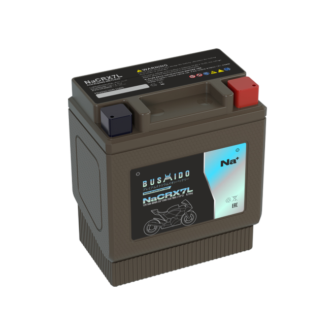 Мото BUSHIDO  NaCRX7L (YTX7L-BS, 5Ah) обр