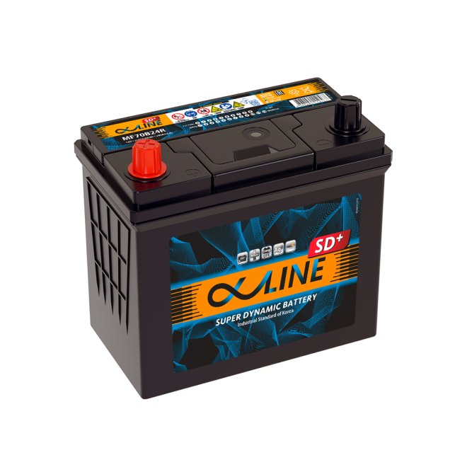Аккумулятор ALPHALINE SD+  55 пр (70B24R)