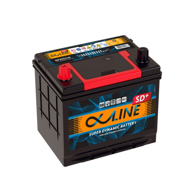 Аккумулятор ALPHALINE SD+  70 пр (85D23R)