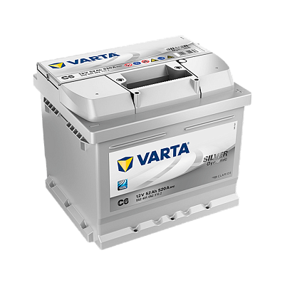 Автомобильный аккумулятор Varta C6 Silver Dynamic (552 401 052) 52Ah низкий фото 400x400