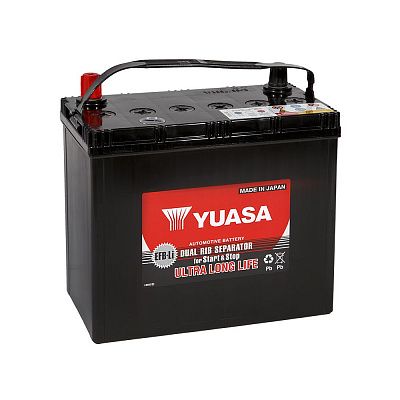 Автомобильный аккумулятор YUASA EFB 75B24L 50Ah фото 400x400