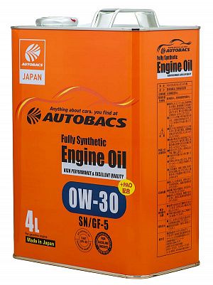 Autobacs Engine Oil FS 0w30 SN/GF-5+PAO 4л фото 300x401