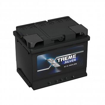 Автомобильный аккумулятор X-treme Silver (АКОМ) 62.1 фото 354x354