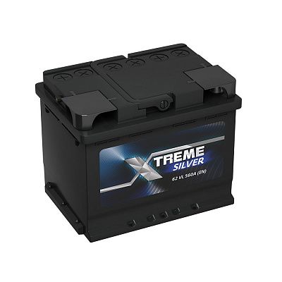 Автомобильный аккумулятор X-treme Silver (АКОМ) 62.1 фото 400x400