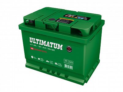 Автомобильный аккумулятор Ultimatum EFB 60.0 фото 401x300