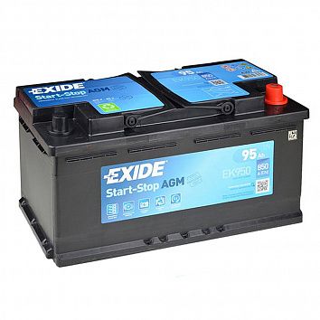 Автомобильный аккумулятор Exide Start&Stop AGM 95.0 (EK950) фото 354x354