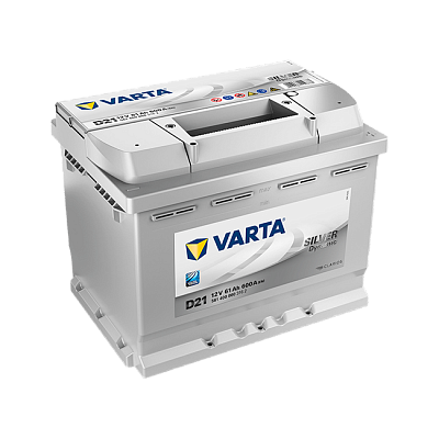 Автомобильный аккумулятор Varta D21 Silver Dynamic (561 400 060) 12v 61Ah 600A низкий фото 400x400