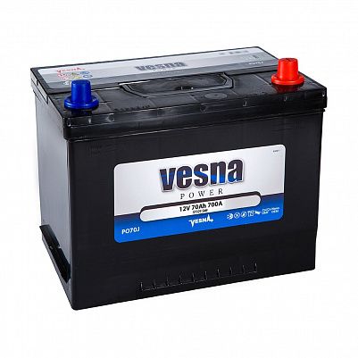 Автомобильный аккумулятор VESNA Power 70 (D26L) фото 401x401