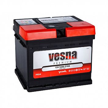 Автомобильный аккумулятор VESNA Premium 54.0 LB1 фото 354x354