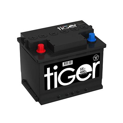 Автомобильный аккумулятор Tiger Аком 55.1 пр. фото 400x400