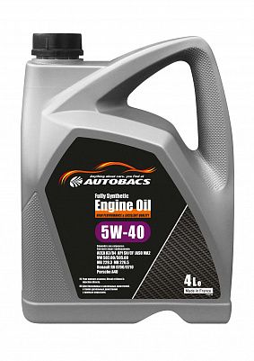 Autobacs Engine Oil FS 5w40 A3/B4/SN/CF 4л фото 283x401