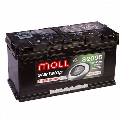 Автомобильный аккумулятор MOLL EFB 95.0 фото 401x401