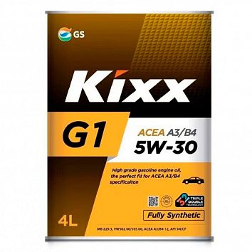 Kixx G1 5w30 A3/B4 4л фото 354x354
