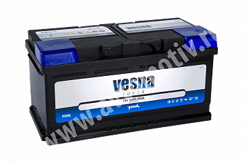 Автомобильный аккумулятор VESNA Power 92.0 LB5 фото 354x236