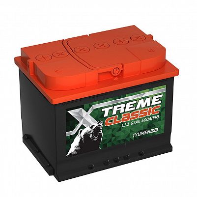 Автомобильный аккумулятор X-treme CLASSIC (Тюмень) 62.1 фото 401x401