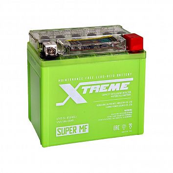 Мото аккумулятор Xtreme UTX5,5L(YTX5L)-BS iGEL (5,5Ah) фото 354x354
