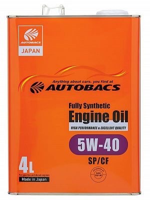 Autobacs Engine Oil FS 5w40 SP/CF 4л фото 300x401