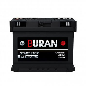 Автомобильный аккумулятор BURAN EFB 65.0 фото 354x354