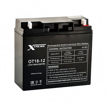 Аккумулятор Xtreme VRLA 12v  18Ah (OT18-12) фото 354x354