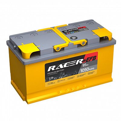 Автомобильный аккумулятор RACER+EFB 95.1 фото 401x401