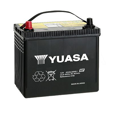 Автомобильный аккумулятор YUASA MF Black Edition 80D23R (65) фото 400x400