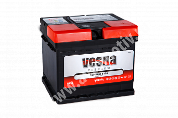 Автомобильный аккумулятор VESNA Premium 54.0 LB1 фото 354x235