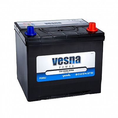 Автомобильный аккумулятор VESNA Power 65 (D23L) фото 401x401