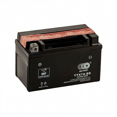 Мото аккумулятор 6Ah OUTDO YTX7A-BS black (7Ah) фото 401x401