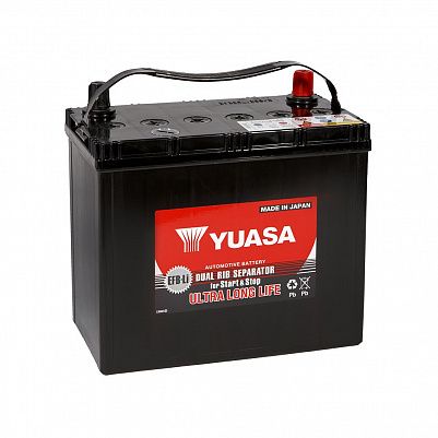 Автомобильный аккумулятор YUASA EFB 75B24R 50Ah фото 401x401