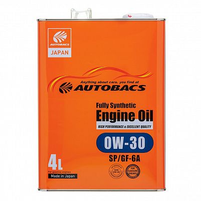 Autobacs Engine Oil FS 0w30 SP/GF-6A 4л фото 401x401