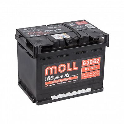 Автомобильный аккумулятор MOLL M3 plus 62.0 фото 401x401
