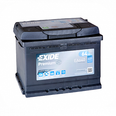 Автомобильный аккумулятор Exide Premium 64.0 (EA640) фото 401x401