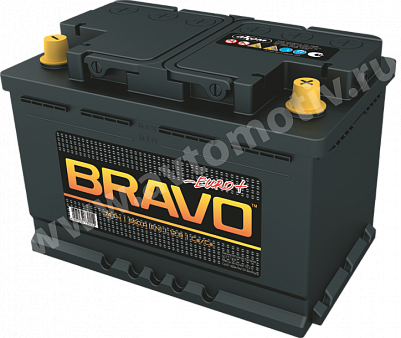 Автомобильный аккумулятор Bravo 74.0 фото 401x338
